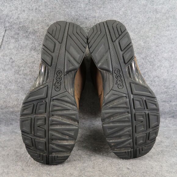 Abeo Shoes Mens 10 Sneakers Athletic Comfort Walking Leather Brown Casual Smart - Picture 12 of 15